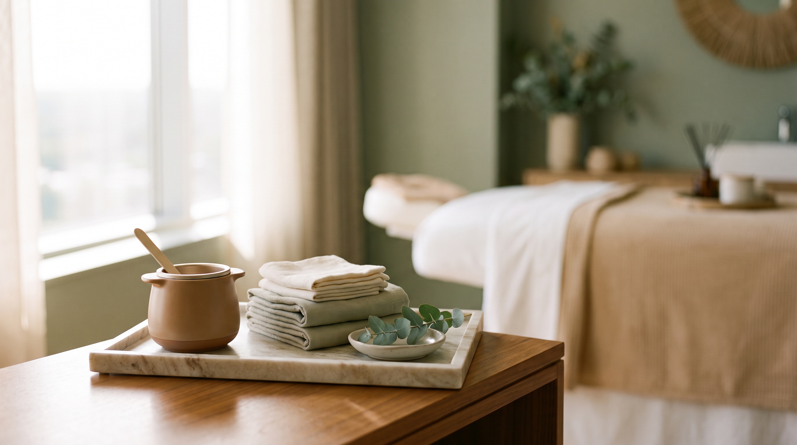 Warm-wax waxing services at Healing Hands Clearwater